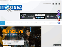 Tablet Screenshot of itenlinea.com